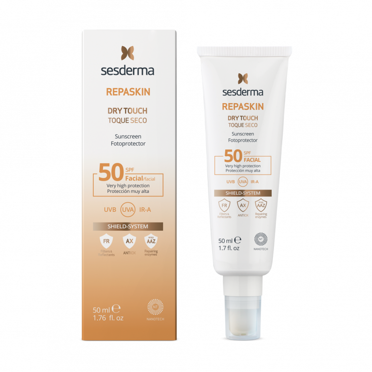 Repaskin Dry Touch Facial Spf-50 50 Ml - Солнцезащитный Крем-гель С Сзф-50 Repaskin Dry Touch Facial Spf-50 50 Ml - Солнцезащитный Крем-гель С Сзф-50