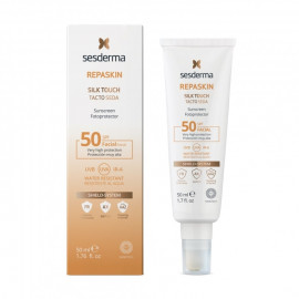 Repaskin Silk Touch Facial Sunscreen Spf 50 – Средство Солнцезащитное с Нежностью Шелка для лица Сзф 50, 50 Мл