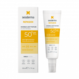 Repaskin Invisible Light Texture Facial Sunscreen Spf50 – Средство Солнцезащитное Сверхлегкое для лица Сзф50, 50 Мл