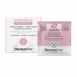 Dermatime Acidcure Х2 Peeling Towelette – Салфетки для Пилинга (5 шт.)