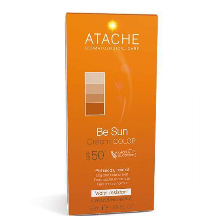 Be sun Cream color - Солнцезащитный антивозрастной флюид SPF 50+ 50 мл Be sun Cream color - Солнцезащитный антивозрастной флюид SPF 50+ 50 мл