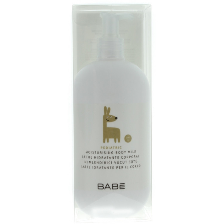 Babe Laboratorios Moisturising Body Milk - Увлажняющее молочко для тела детское 500 мл Babe Laboratorios Moisturising Body Milk - Увлажняющее молочко для тела детское 500 мл