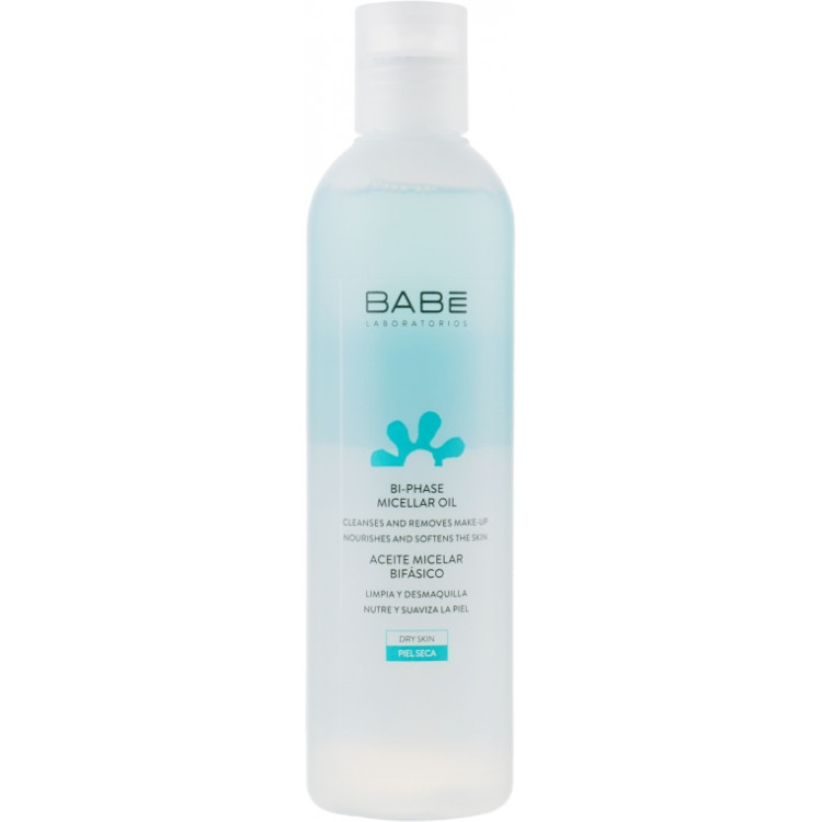 Babe Laboratorios Bi-Phase Micellar Oil - Двухфазное мицеллярное масло для очищения кожи и демакияжа 250 мл Babe Laboratorios Bi-Phase Micellar Oil - Двухфазное мицеллярное масло для очищения кожи и демакияжа 250 мл