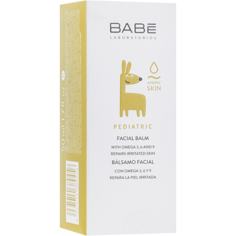 Babe Laboratorios Facial Balm - Детский крем-бальзам для лица при сухости, атопии, раздражениях и непогоде 50 мл Babe Laboratorios Facial Balm - Детский крем-бальзам для лица при сухости, атопии, раздражениях и непогоде 50 мл