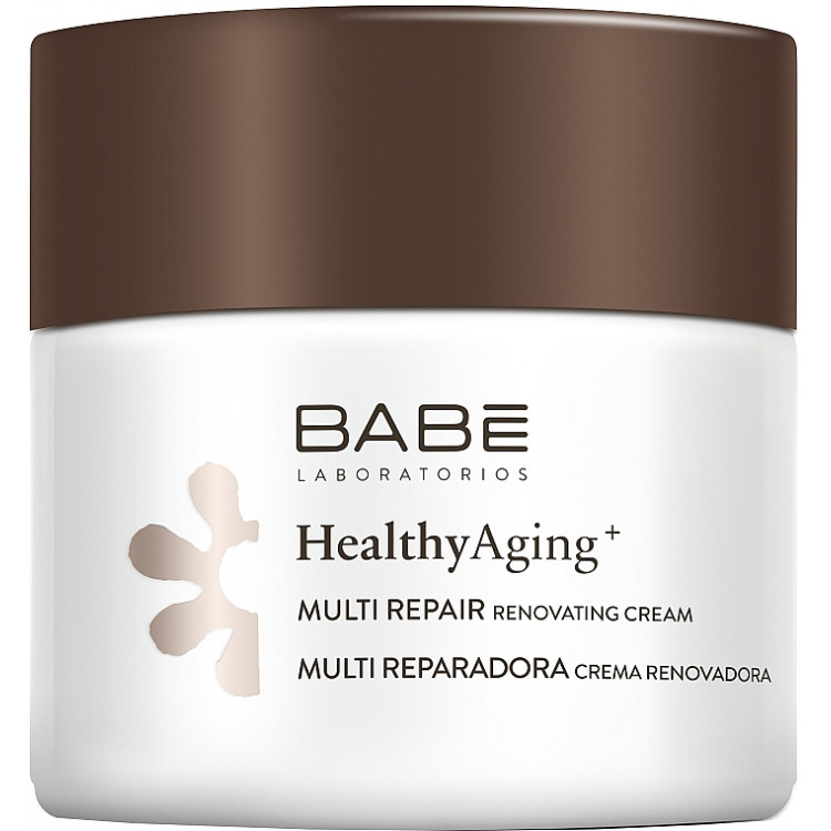 Babe Laboratorios Healthy Aging Multi Repair Renovating Cream - Ночной мультивосстанавливающий крем с антивозрастным комплексом 50 мл Babe Laboratorios Healthy Aging Multi Repair Renovating Cream - Ночной мультивосстанавливающий крем с антивозрастным комплексом 50 мл
