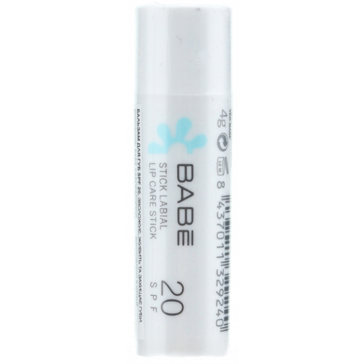 Babe Laboratorios Lip Care Stick - Бальзам для губ SPF 20 4 гр Babe Laboratorios Lip Care Stick - Бальзам для губ SPF 20 4 гр