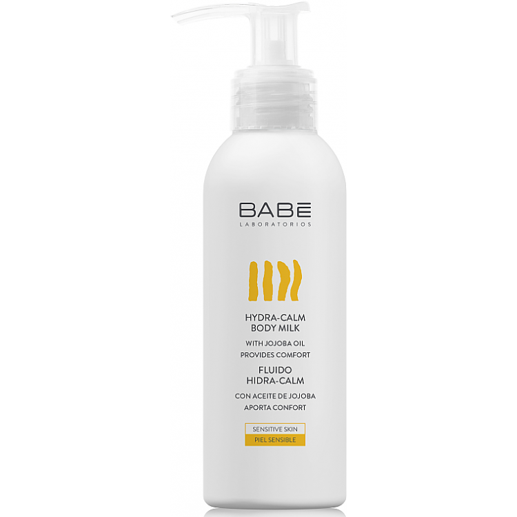 Babe Laboratorios Hydra-Calm Body Milk Travel Size - Увлажняющее молочко для тела с маслом жожоба для моментального комфорта 500 мл Babe Laboratorios Hydra-Calm Body Milk Travel Size - Увлажняющее молочко для тела с маслом жожоба для моментального комфорта 500 мл