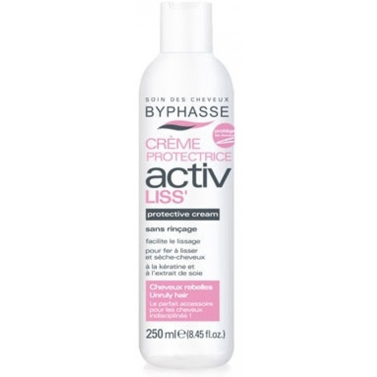 Byphasse Activ - Разглаживающий крем для вьющихся волос 250 мл Byphasse Activ - Разглаживающий крем для вьющихся волос 250 мл