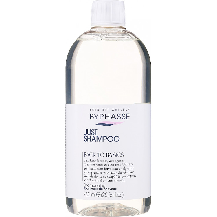 Byphasse Back To Basics Just Shampoo-Шампунь для всех типов волос 750 мл Byphasse Back To Basics Just Shampoo-Шампунь для всех типов волос 750 мл