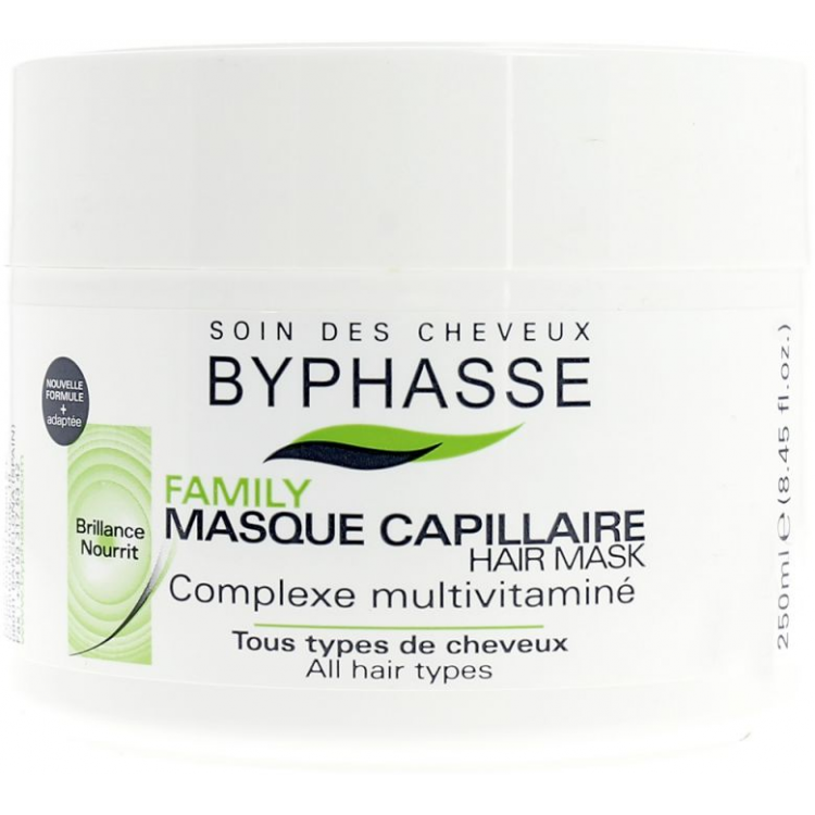 Byphasse Family Multivitamin Complexe Mask - Маска для всех типов волос с мультивитаминным комплексом 250 мл Byphasse Family Multivitamin Complexe Mask - Маска для всех типов волос с мультивитаминным комплексом 250 мл