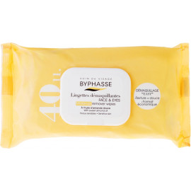 Byphasse Make-up Remover Sweet Almond Oil Wipes - Салфетки для снятия макияжа 40 шт