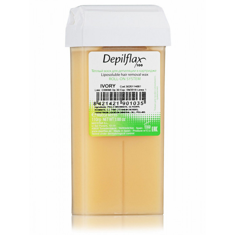 Hair removal wax 110 g - Воск Слоновая кость Теплый Hair removal wax 110 g - Воск Слоновая кость Теплый