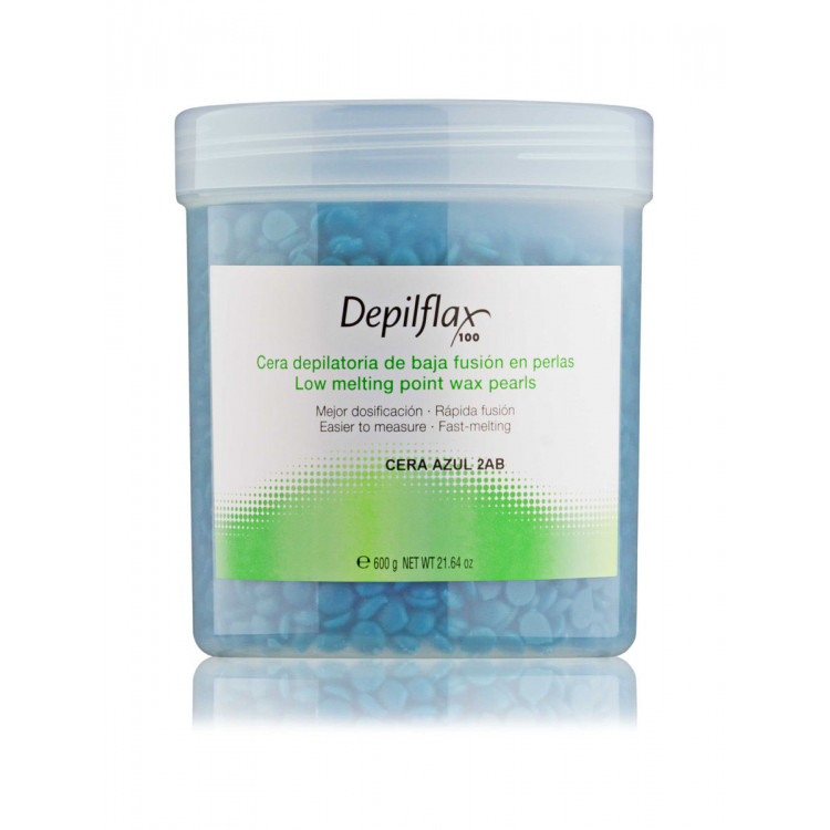 Low melting point wax pearls 600 g - Горячий воск Азуленовый в гранулах Low melting point wax pearls 600 g - Горячий воск Азуленовый в гранулах