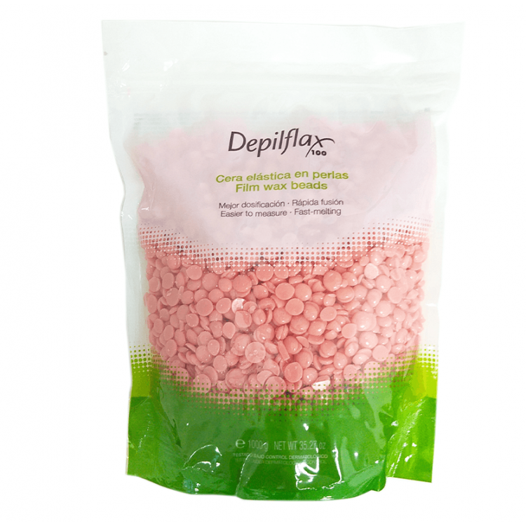 Film wax beads 1000 g - Пленочный воск Розовый в гранулах Film wax beads 1000 g - Пленочный воск Розовый в гранулах