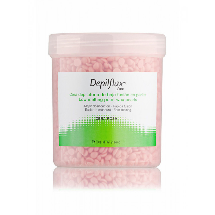 Low melting point wax pearls 600 g - Горячий воск Розовый в гранулах Low melting point wax pearls 600 g - Горячий воск Розовый в гранулах