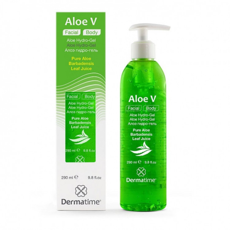 Aloe V Aloe Hydro-gel (dermatime) – Алоэ Гидро-гель 290 Мл Aloe V Aloe Hydro-gel (dermatime) – Алоэ Гидро-гель 290 Мл