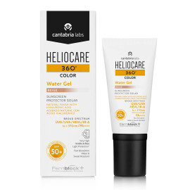 Heliocare 360º Water Gel Biege Sunscreen SPF 50+ / Солнцезащитный увлажняющий гель-флюид СЗФ 50+ (бежевый) 50 мл