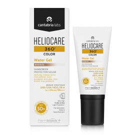 Heliocare 360º Water Gel Bronze Sunscreen SPF 50+ / Солнцезащитный увлажняющий гель-флюид СЗФ 50+ (бронзовый) 50 мл
