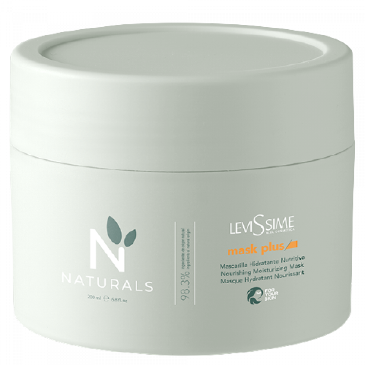 Levissime Naturals Mask Plus 200 Ml - Увлажняющая и Восстанавливающая Маска-скраб Levissime Naturals Mask Plus 200 Ml - Увлажняющая и Восстанавливающая Маска-скраб
