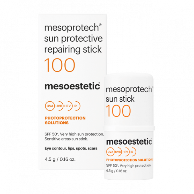 Mesoestetic Mesoprotech repairing stick - Солнцезащитный стик для глаз и губ, SPF 100+ Mesoestetic Mesoprotech repairing stick - Солнцезащитный стик для глаз и губ, SPF 100+