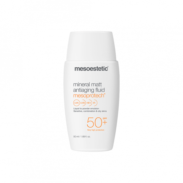 Mesoestetic Mesoprotech antiaging fluid - Флюид для лица солнцезащитный антивозрастной SPF50 Mesoestetic Mesoprotech antiaging fluid - Флюид для лица солнцезащитный антивозрастной SPF50