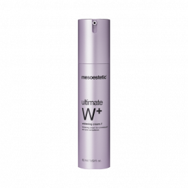 Mesoestetic Ultimate W + whitening cream - Увлажняющий крем для лица с осветляющим эффектом