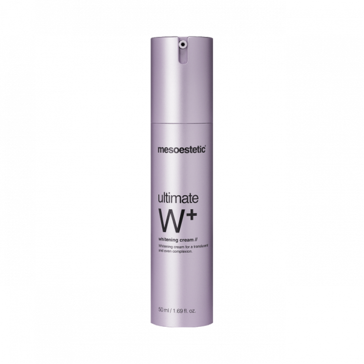 Mesoestetic Ultimate W + whitening cream - Увлажняющий крем для лица с осветляющим эффектом Mesoestetic Ultimate W + whitening cream - Увлажняющий крем для лица с осветляющим эффектом