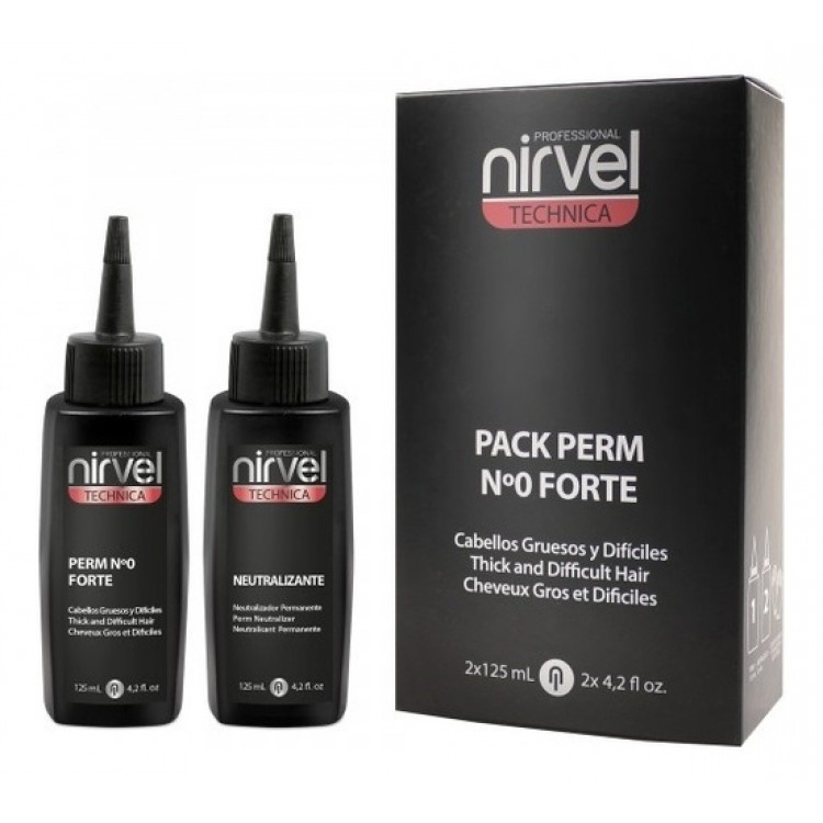 Pack perm №0 Forte Набор для перманентной завивки для трудно завивающихся волос Pack perm №0 Forte Набор для перманентной завивки для трудно завивающихся волос