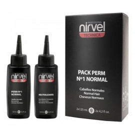 Pack perm №1 Normal Набор для перманентной завивки для натуральных и тонированных волос