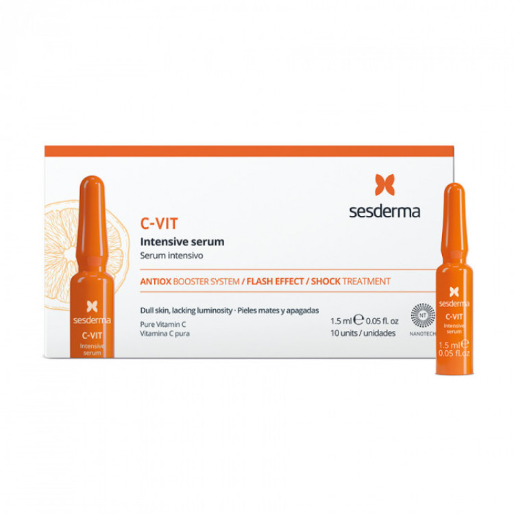 C-vit Intensive serum – Сыворотка интенсивная 12%, 10 шт по 1,5 мл C-vit Intensive serum – Сыворотка интенсивная 12%, 10 шт по 1,5 мл