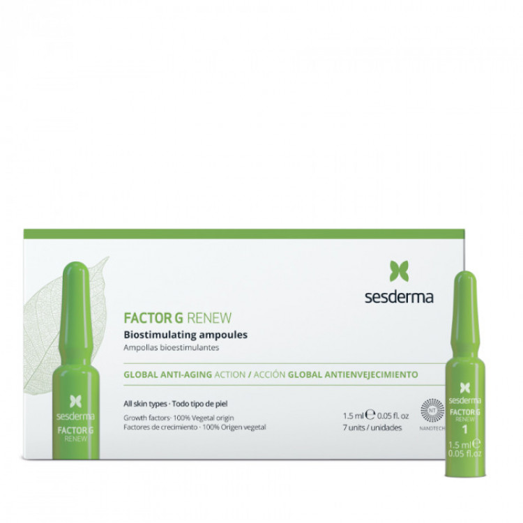 Factor G Renew Biostimulating Ampoules – Средство В Ампулах Биостимулирующее, 7 Шт. По 1,5 Мл Factor G Renew Biostimulating Ampoules – Средство В Ампулах Биостимулирующее, 7 Шт. По 1,5 Мл