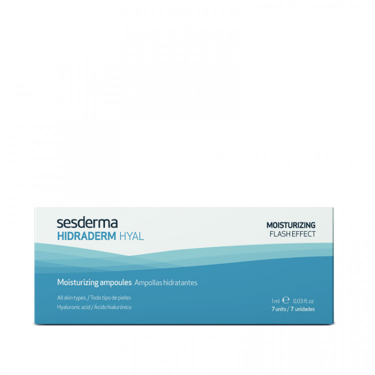 Hidraderm Hyal Moisturizing Ampoules – Средство В Ампулах Увлажняющее с Гиалуроновой Кислотой, 7 Шт. По 1 Мл Hidraderm Hyal Moisturizing Ampoules – Средство В Ампулах Увлажняющее с Гиалуроновой Кислотой, 7 Шт. По 1 Мл