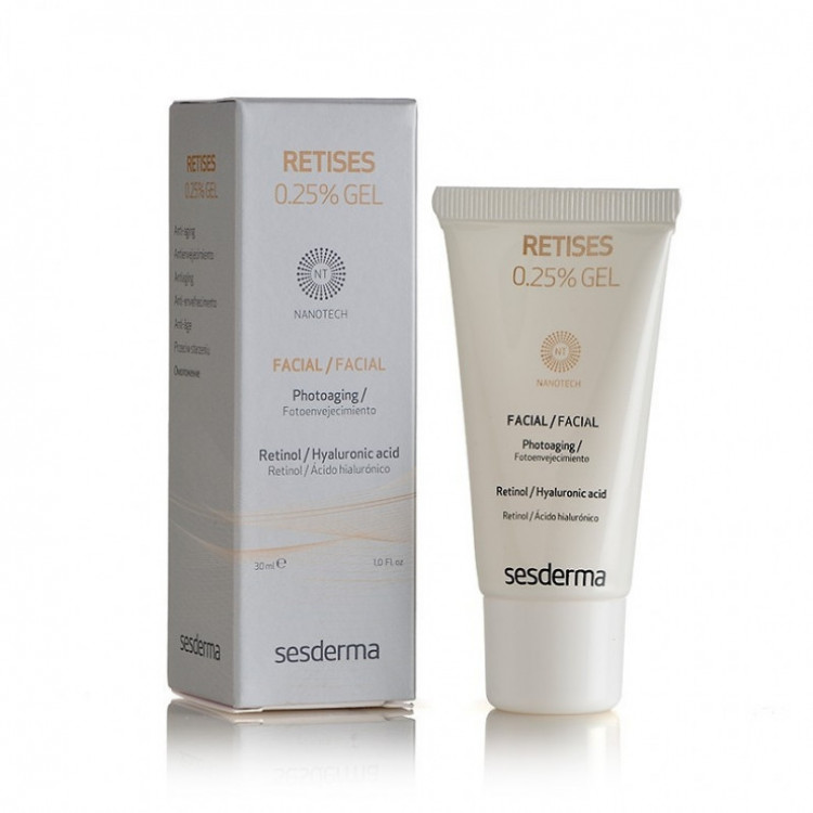 Retises Nanotech 0,25% Gel Facial 30 Ml - Омолаживающий Гель Retises Nanotech 0,25% Gel Facial 30 Ml - Омолаживающий Гель