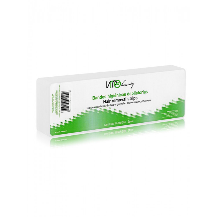 Hair removal strips - Бумага для депиляции 7,5х23 Белая 100 шт Hair removal strips - Бумага для депиляции 7,5х23 Белая 100 шт